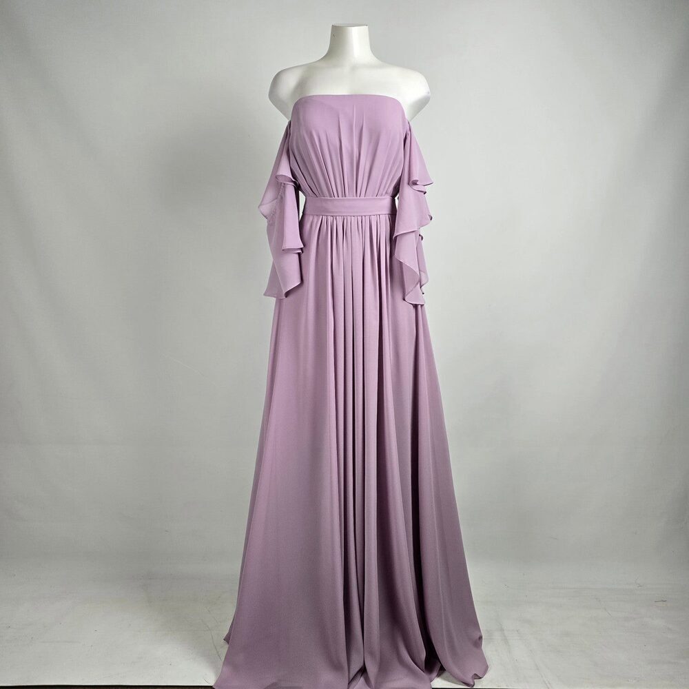 Gigi Gather & Gown Hydrangea Purple Bridesmaid Gown Size 16
